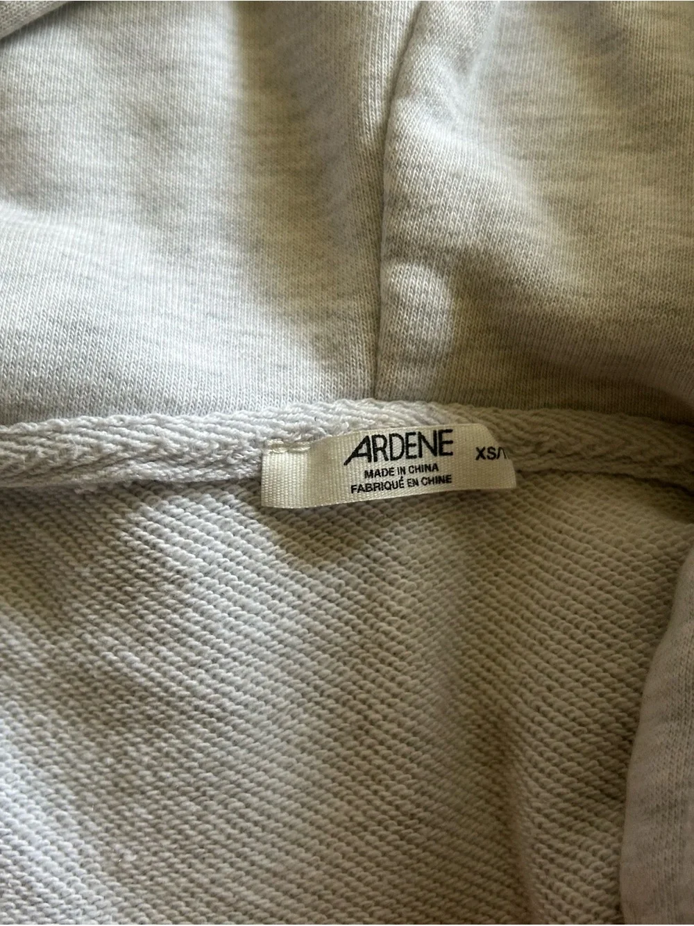 Kids Light Gray Hooded Zip Jacket